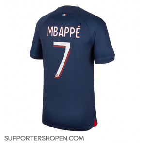 Paris Saint-Germain Kylian Mbappe #7 Hemma Matchtröja 2023-24 Kortärmad